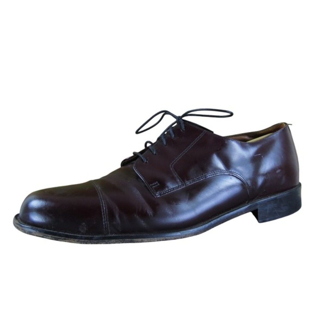 Bostonian Men's Classics Derby Oxfords Burgundy Leather 11.5 Medium Used 2025